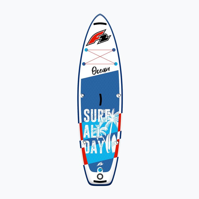 Zestaw deska SUP pompowana dziecięca F2 Ocean Boy 9'2" blue 2