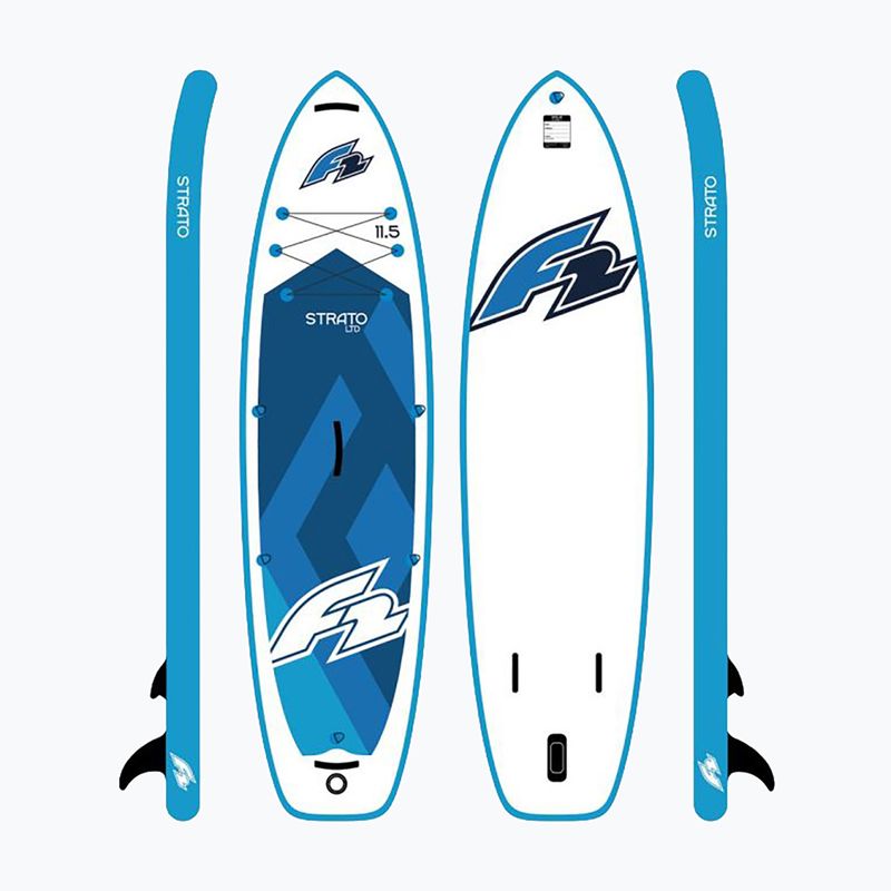 Zestaw deska SUP pompowana F2 Strato Ltd 11'5" Combo blue 2
