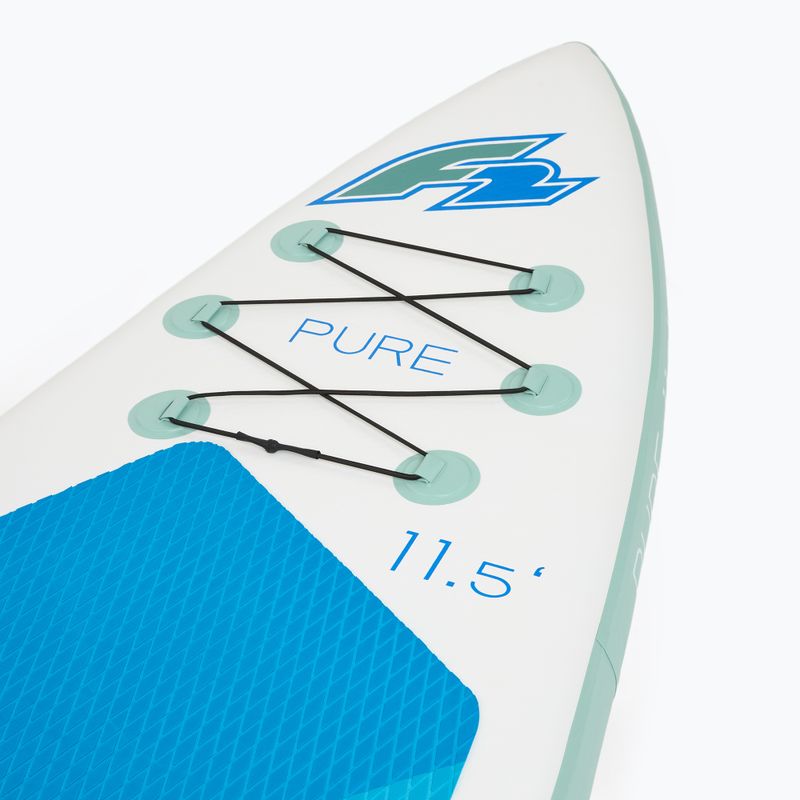 Zestaw deska SUP pompowana F2 Pure 11'5" Multiset white 6