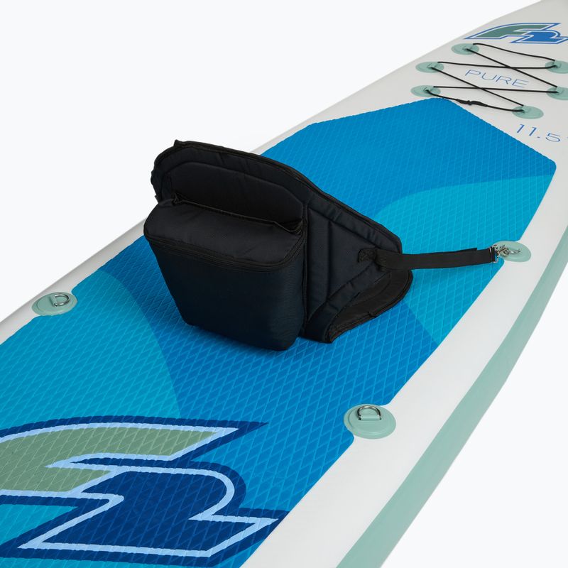 Zestaw deska SUP pompowana F2 Pure 11'5" Multiset white 12
