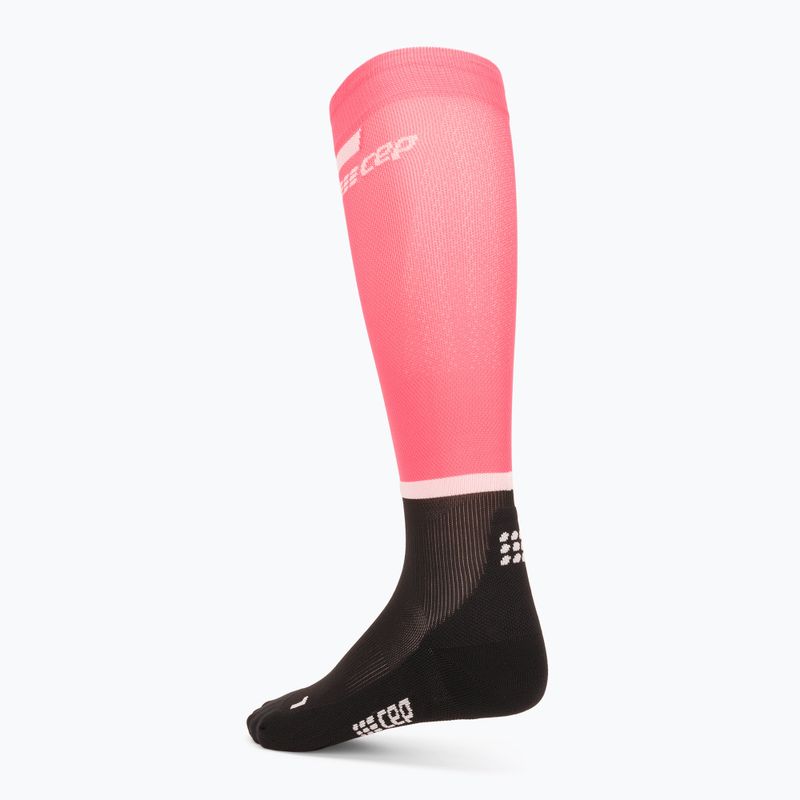 Skarpety kompresyjne damskie CEP Tall 4.0 pink/black 2