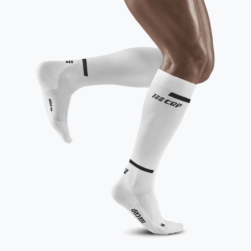 Skarpety kompresyjne męskie CEP Tall 4.0 white 2