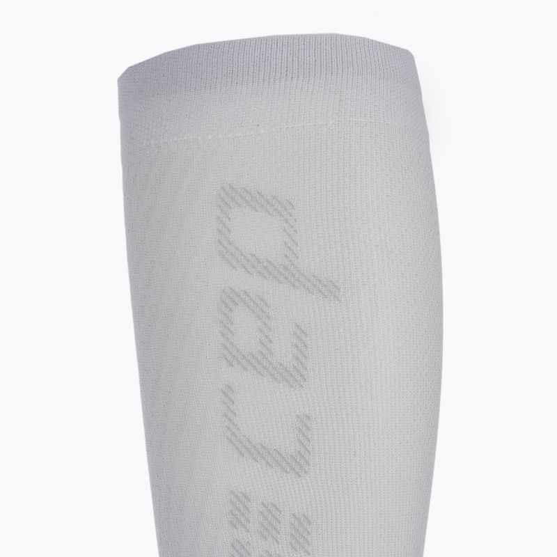 Opaski kompresyjne na łydki damskie CEP Ultralight carbon white 3