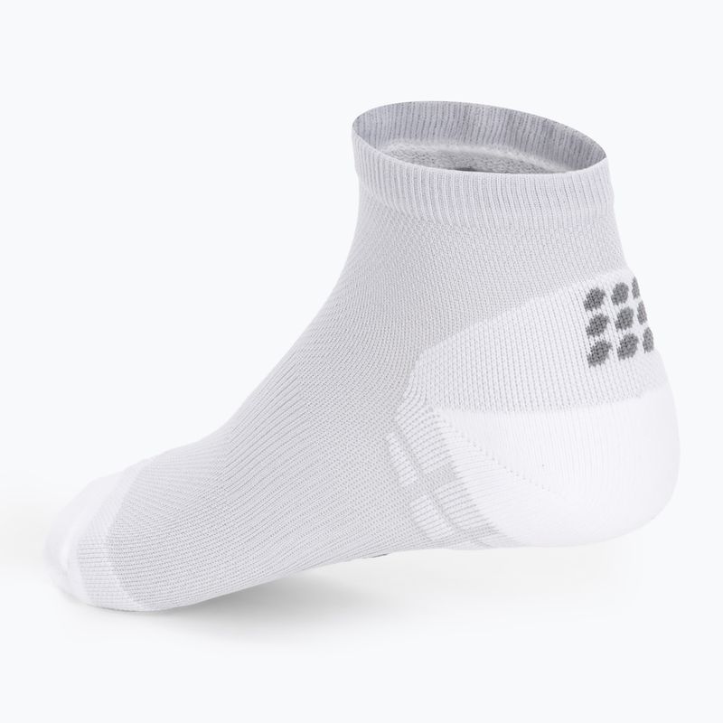 Skarpety kompresyjne męskie CEP Ultralight Low Cut carbon white 3