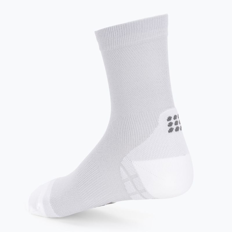 Skarpety kompresyjne męskie CEP Ultralight Short carbon white 5