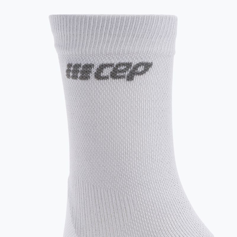 Skarpety kompresyjne męskie CEP Ultralight Short carbon white 6