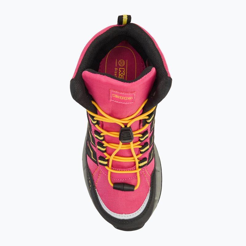 Buty dziecięce Kappa Boxford Mid Tex pink/yellow 5