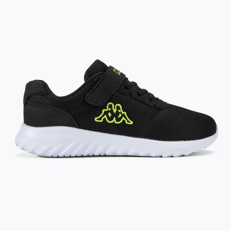 Buty dziecięce Kappa Tulasa black/lime 2