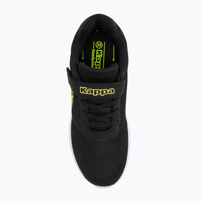 Buty dziecięce Kappa Tulasa black/lime 5