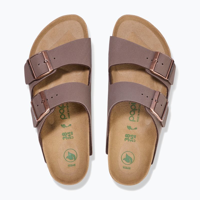 Klapki BIRKENSTOCK Arizona Flex Platform Birko-Flor mocca 3