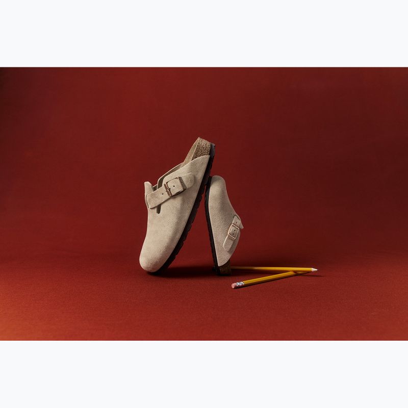 Klapki dziecięce BIRKENSTOCK Boston Kids Narrow taupe 10
