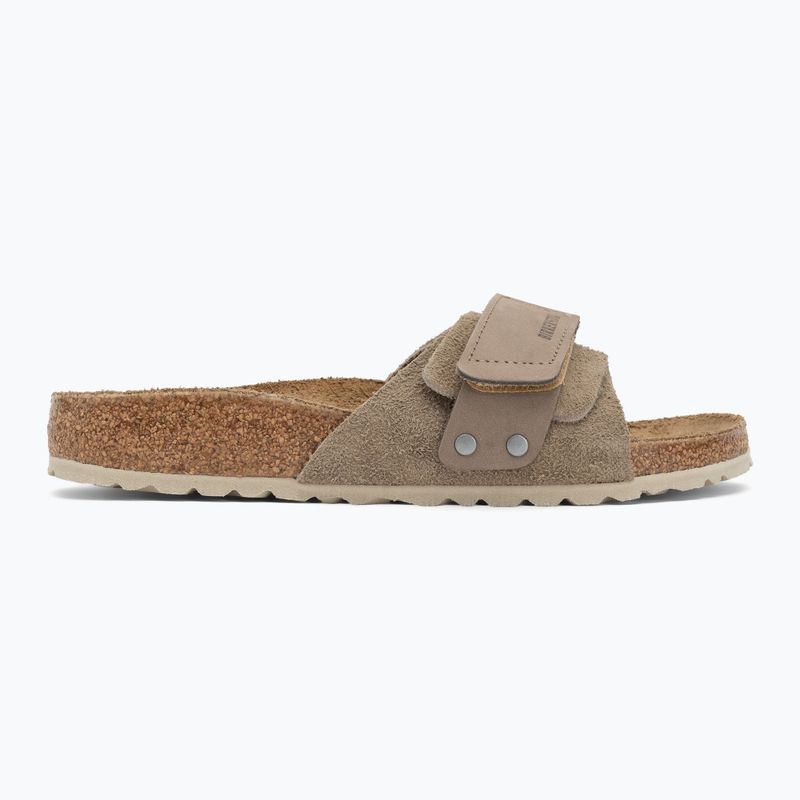 Klapki damskie BIRKENSTOCK Oita W LENB/LEVE Narrow taupe 2