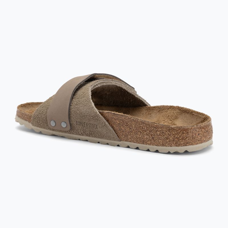 Klapki damskie BIRKENSTOCK Oita W LENB/LEVE Narrow taupe 3