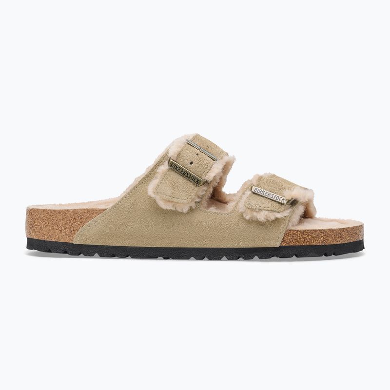 Klapki BIRKENSTOCK Arizona Shearling SL Regular taupe 9