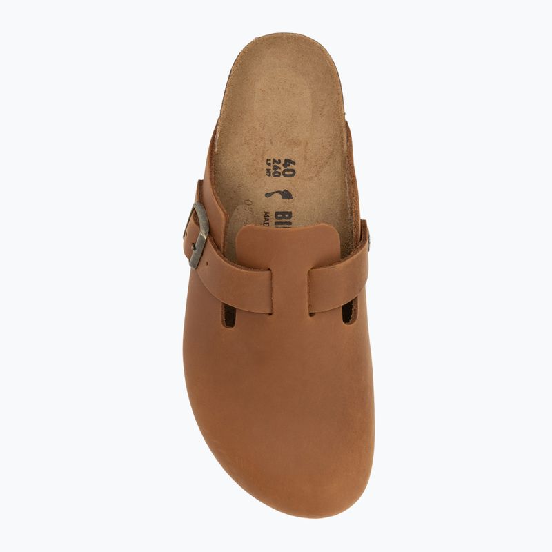 Klapki BIRKENSTOCK Boston LEOI Narrow cognac 5