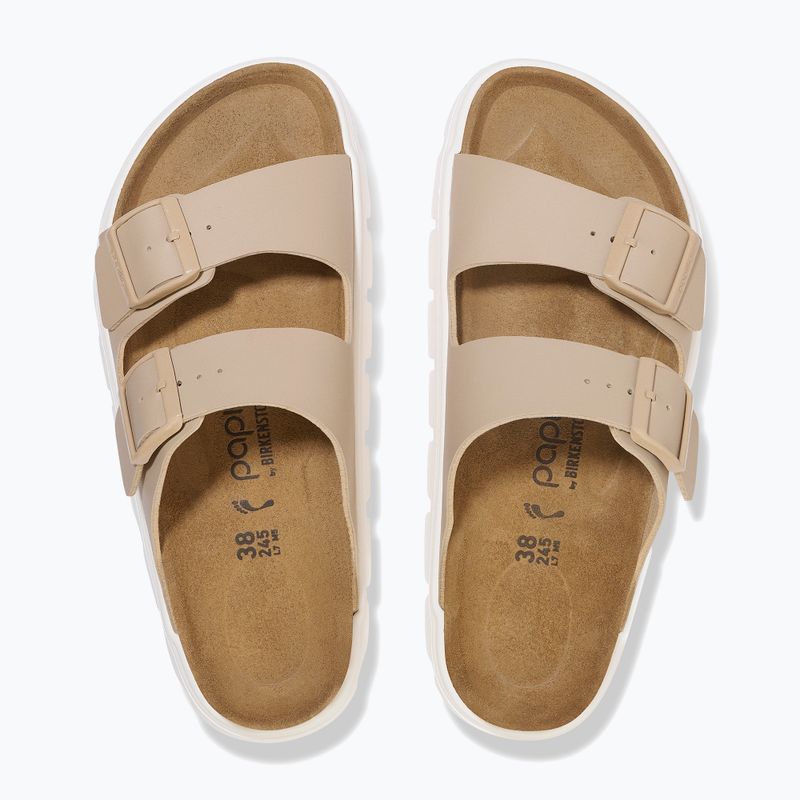 Klapki damskie BIRKENSTOCK Arizona Chunky Birko-Flor sandcastle 3