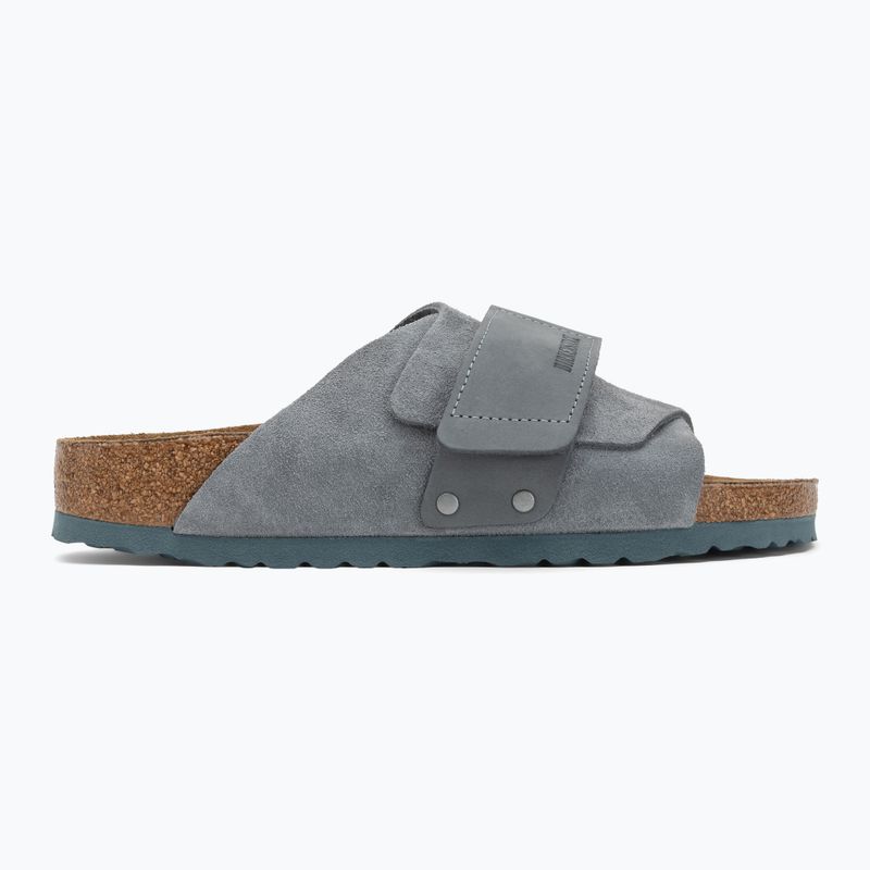 Klapki BIRKENSTOCK Kyoto LENB/LEVE Narrow basalt gray 2