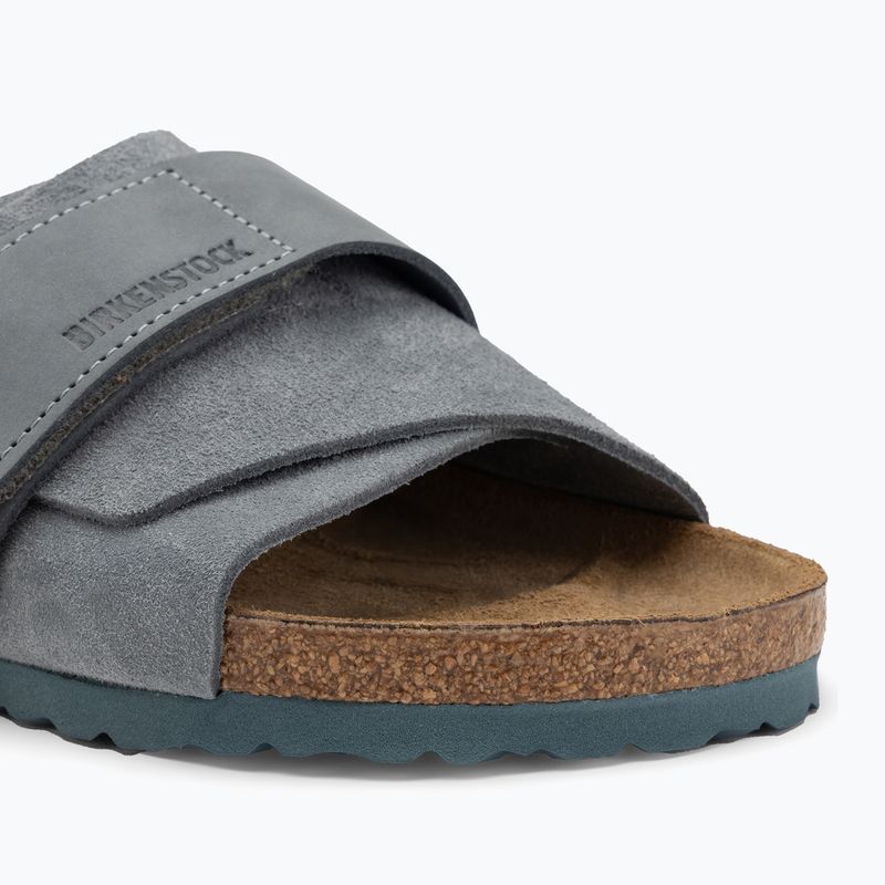 Klapki BIRKENSTOCK Kyoto LENB/LEVE Narrow basalt gray 7