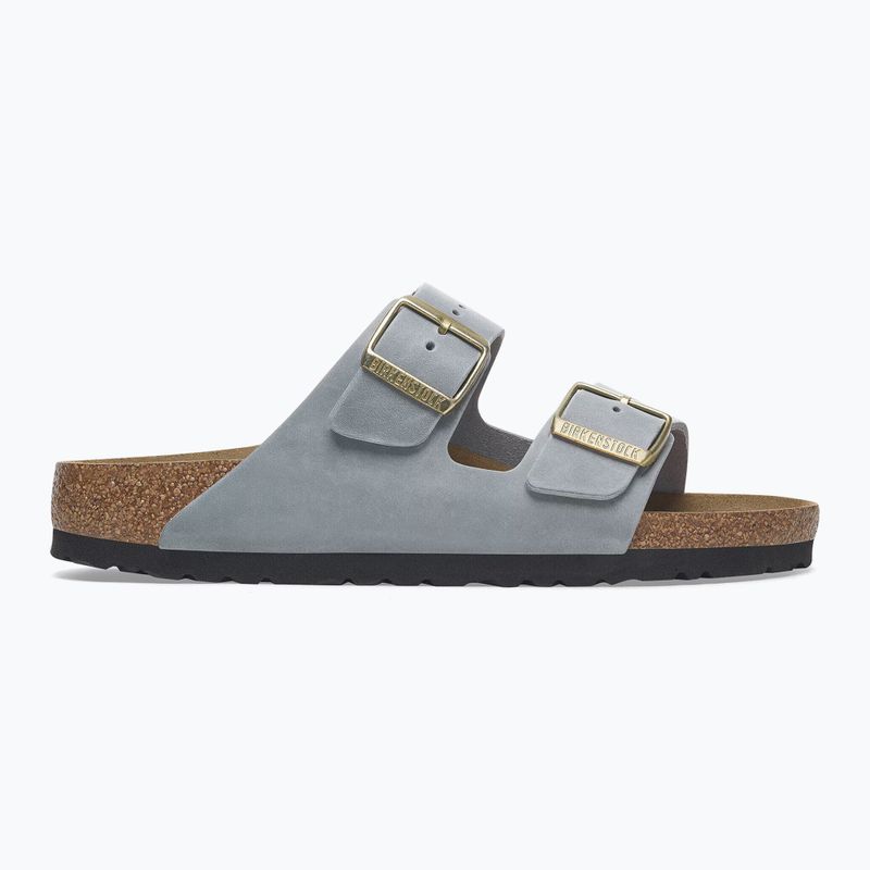 Klapki damskie BIRKENSTOCK Arizona LEOI Narrow basalt gray 9