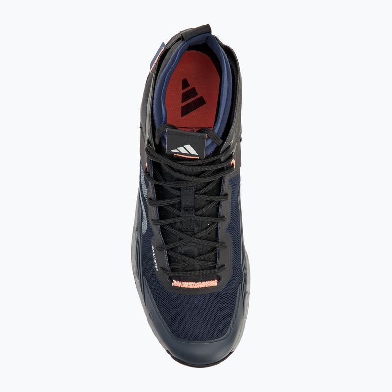 Buty rowerowe platformy męskie adidas FIVE TEN Trailcross Mid Pro legend ink/grey three/coral fusion 5