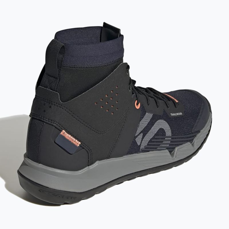 Buty rowerowe platformy męskie adidas FIVE TEN Trailcross Mid Pro legend ink/grey three/coral fusion 4