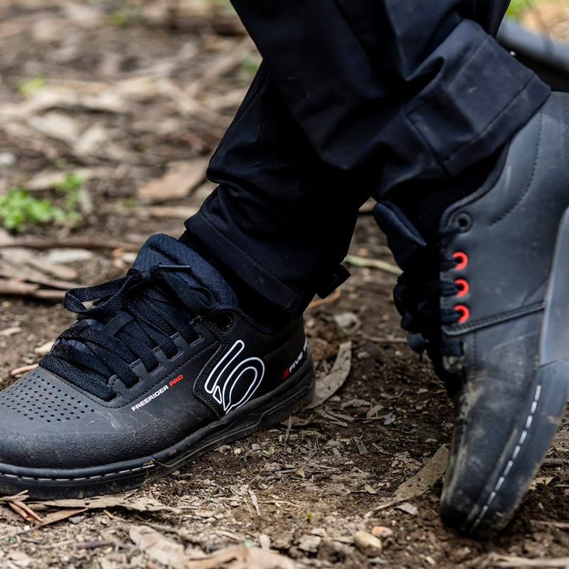 Buty rowerowe platformy męskie adidas FIVE TEN Freerider Pro core black/cloud white/cloud white 9