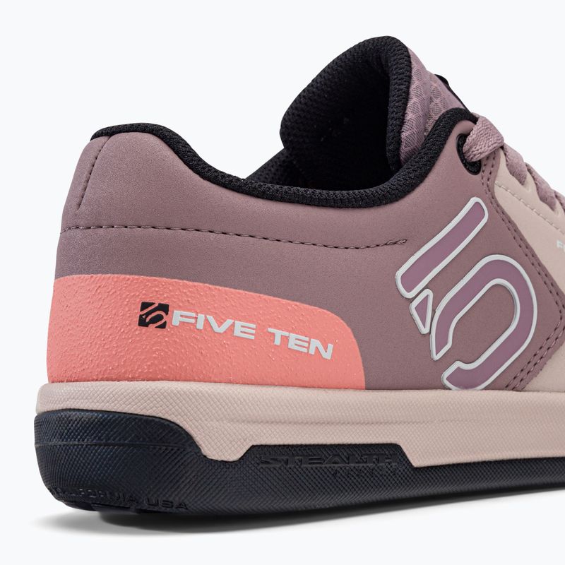 Buty rowerowe platformy damskie adidas FIVE TEN Freerider Pro wobder taupe/grey/acid orange 8