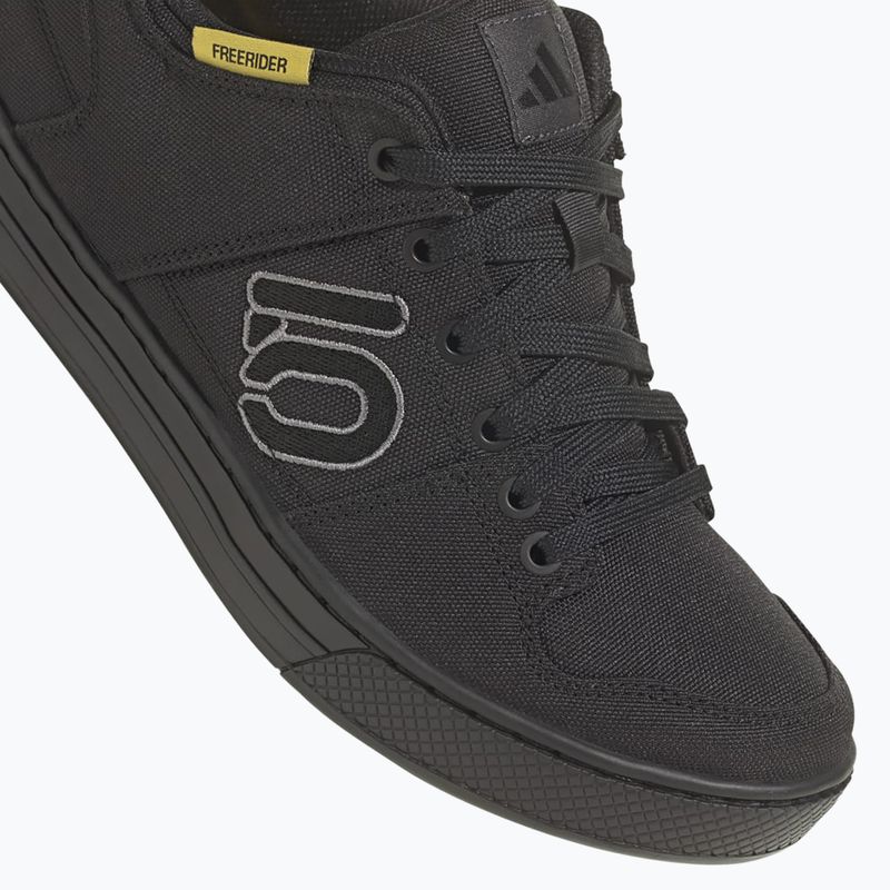 Buty rowerowe platformy męskie adidas FIVE TEN Freerider Canvas core black/dgh solid grey/grey five 12