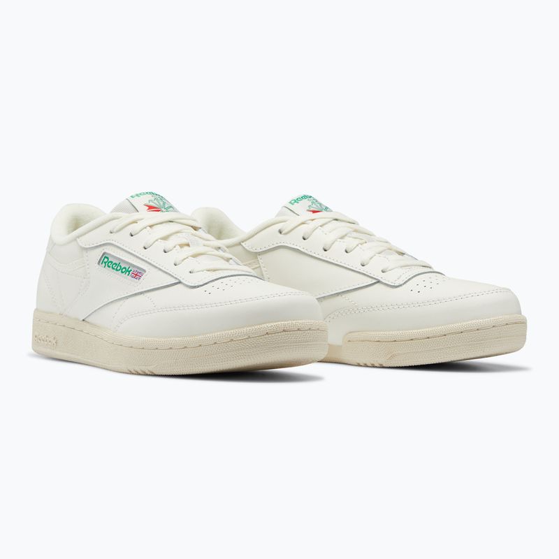 Buty dziecięce Reebok Club C chalk/chalk/gleam green 2