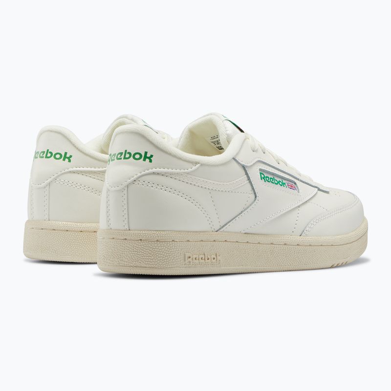 Buty dziecięce Reebok Club C chalk/chalk/gleam green 3