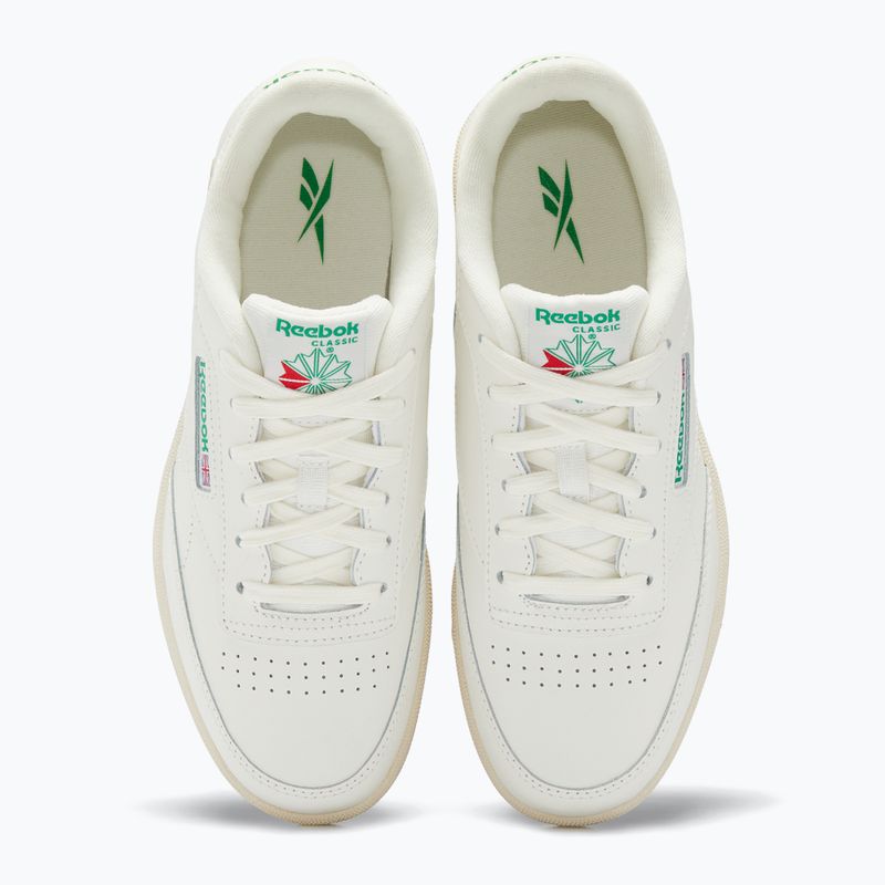 Buty dziecięce Reebok Club C chalk/chalk/gleam green 5