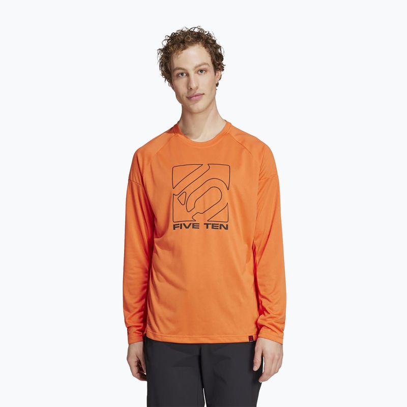 Longsleeve rowerowy męski adidas FIVE TEN Long Sleeve Jersey semi impact orange 3