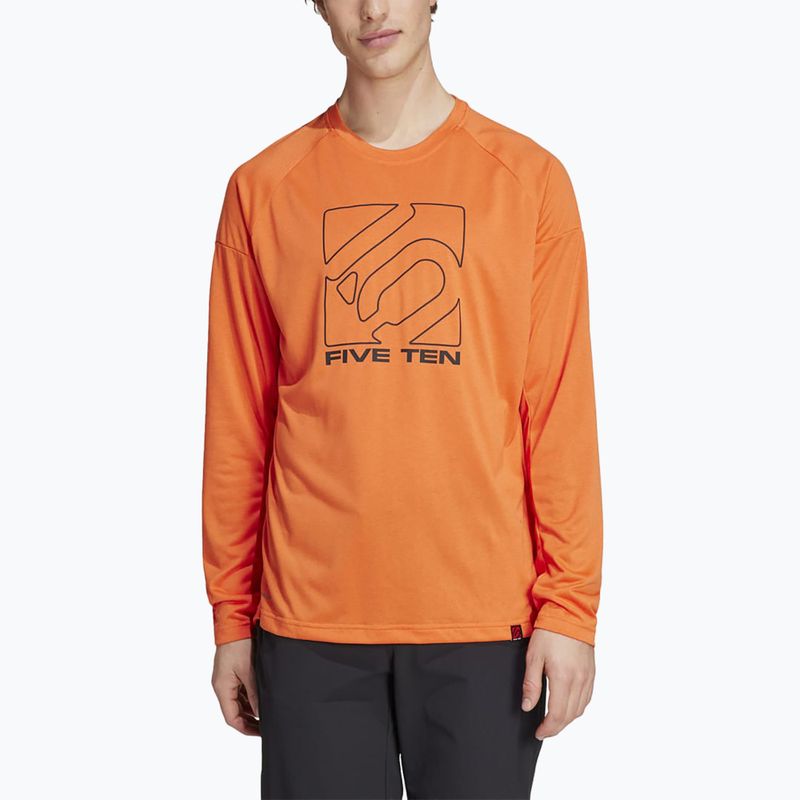 Longsleeve rowerowy męski adidas FIVE TEN Long Sleeve Jersey semi impact orange 4