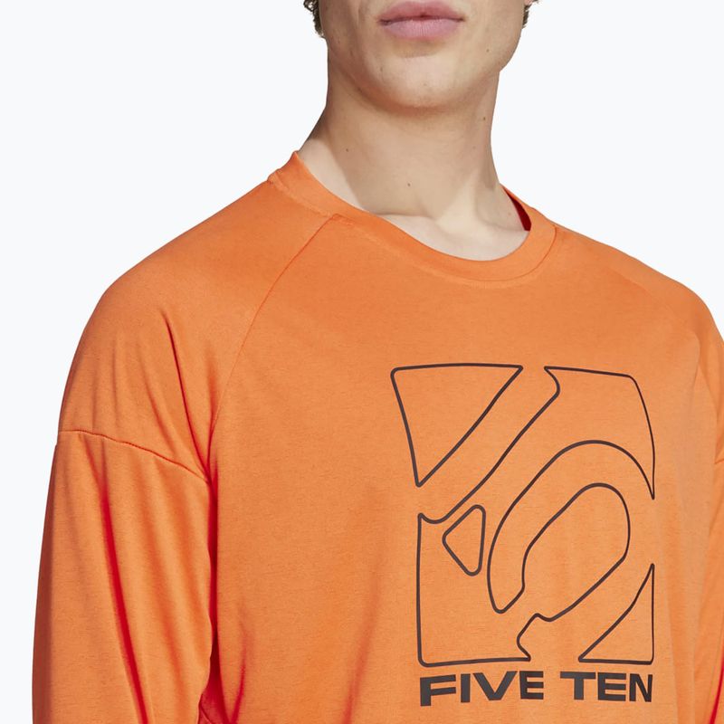 Longsleeve rowerowy męski adidas FIVE TEN Long Sleeve Jersey semi impact orange 5