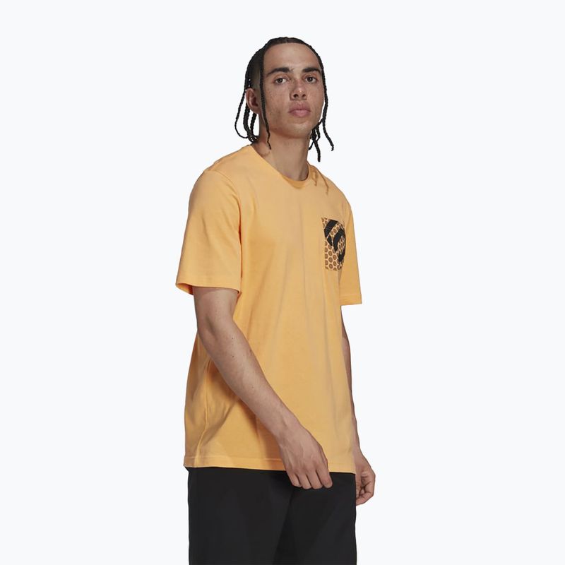 Koszulka męska adidas FIVE TEN Brand Of The Brave Tee hazy orange 3