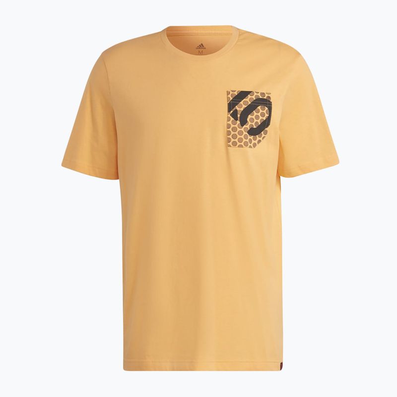 Koszulka rowerowa męska adidas FIVE TEN Brand Of The Brave Tee hazy orange 7