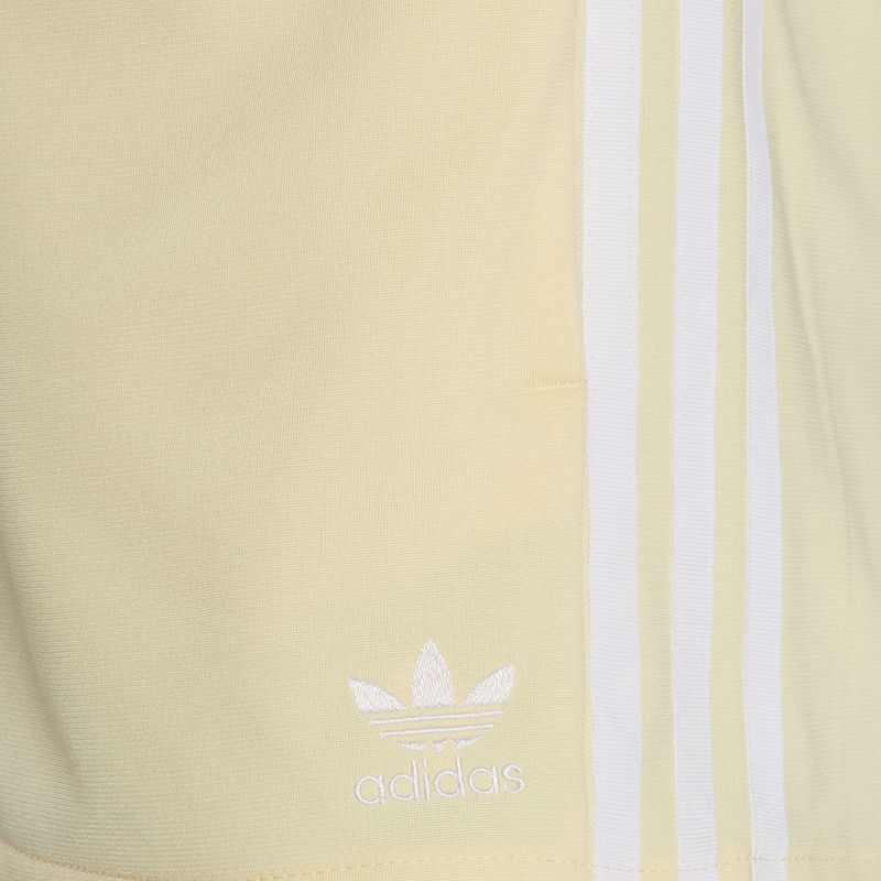 Spodenki damskie adidas Adidas Adicolor 3-Stripes almost yellow 3