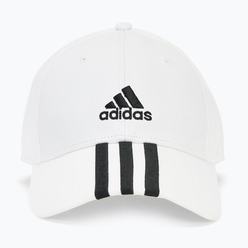 Czapka z daszkiem adidas Baseball 3-Stripes Cotton Twill white/ black 2