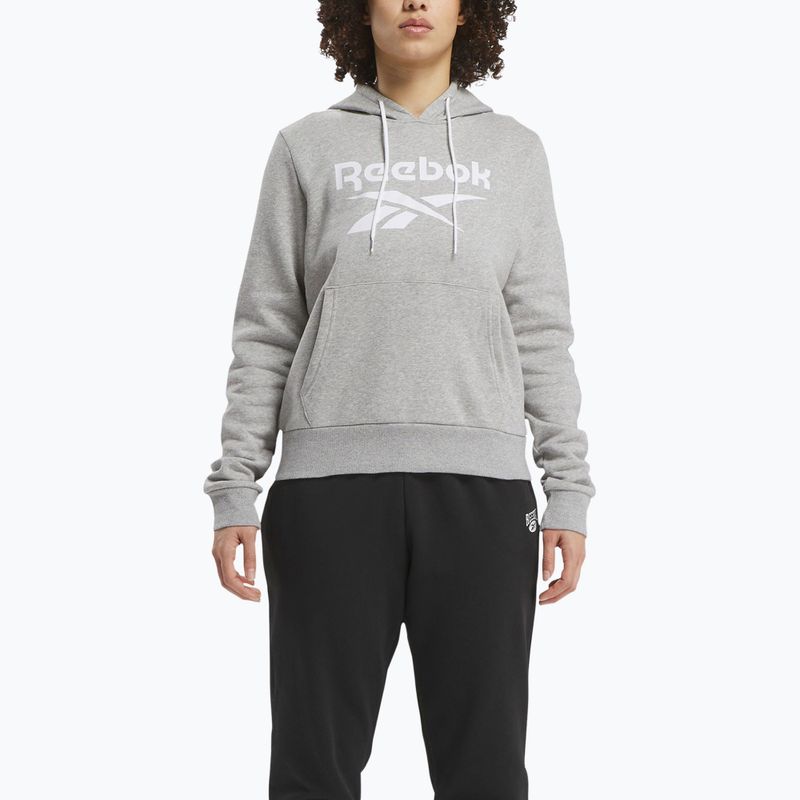Bluza damska Reebok Identity Big Logo Fleece medium grey heather