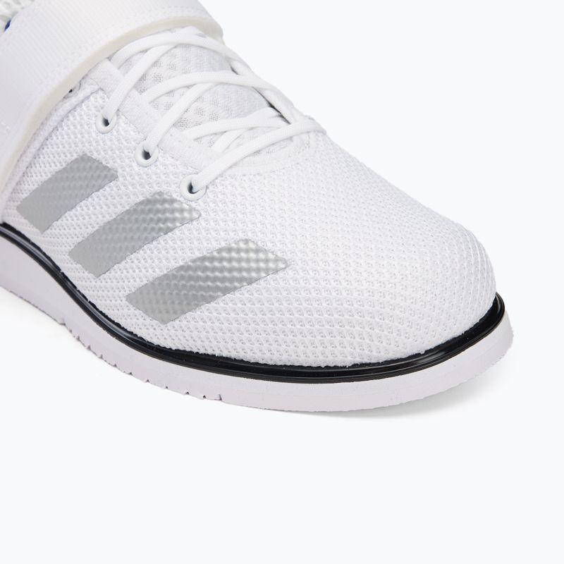 Buty do podnoszenia ciężarów męskie adidas Powerlift 5 cloud white/ core black/ grey two 7