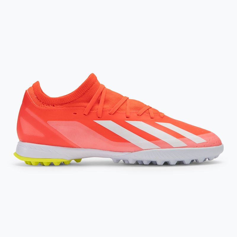 Buty piłkarskie męskie adidas X Crazyfast League TF solar red/cloud white/team solar yellow 2