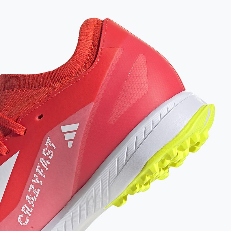 Buty piłkarskie męskie adidas X Crazyfast League TF solar red/cloud white/team solar yellow 10