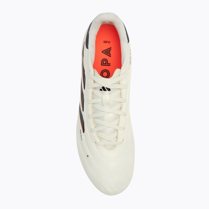 Buty piłkarskie męskie adidas Copa Pure II Pro FG ivory/core black/solar red 5