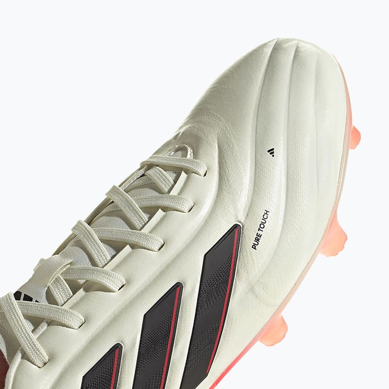 Buty piłkarskie męskie adidas Copa Pure II Pro FG ivory/core black/solar red 8