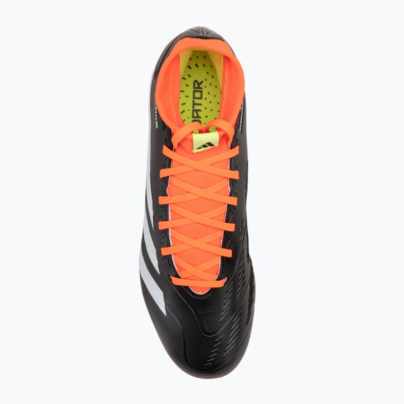 Buty piłkarskie męskie adidas Predator 24 League FG core black/cloud white/solar red 5