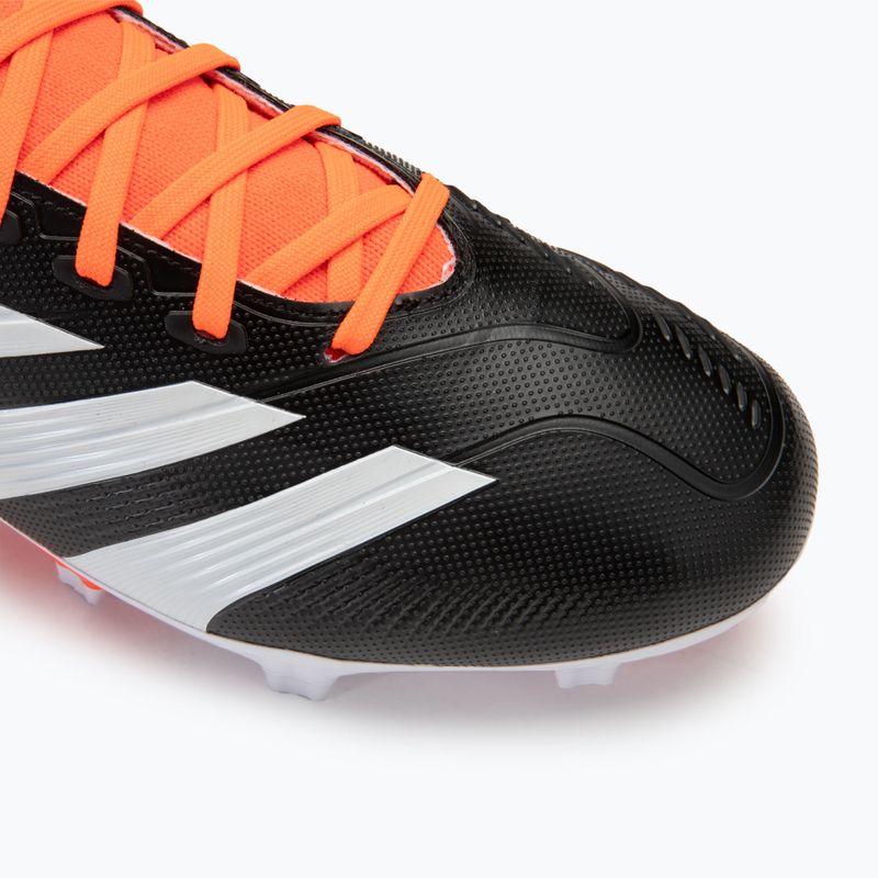 Buty piłkarskie męskie adidas Predator 24 League FG core black/cloud white/solar red 7