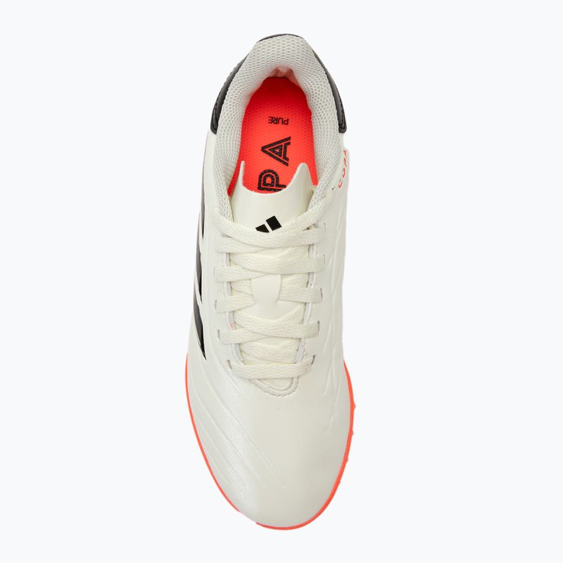 Buty piłkarskie dziecięce adidas Copa Pure II Club TF ivory/core black/solar red 5