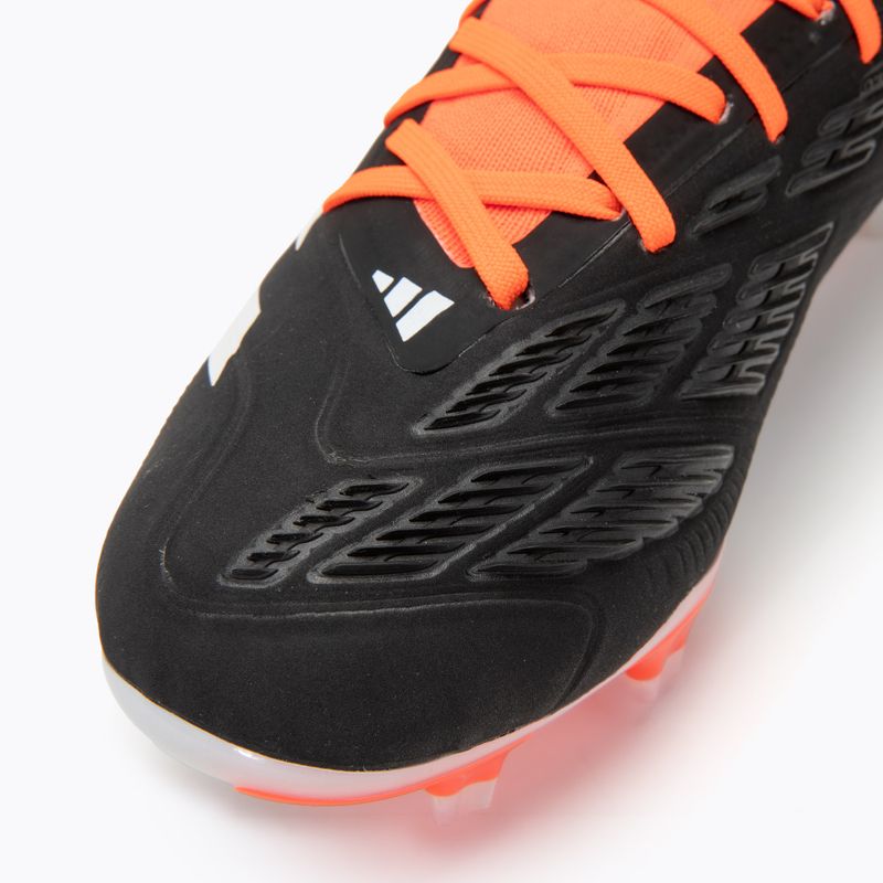 Buty piłkarskie męskie adidas Predator Pro FG core black/cloud white/solar red 7