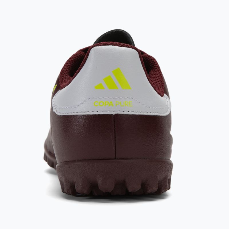 Buty piłkarskie dziecięce adidas Copa Pure II Club TF shadow red/footwear white/team solar yellow 6
