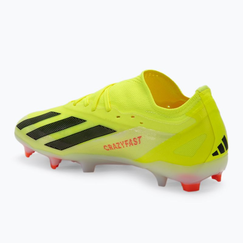 Buty piłkarskie męskie adidas X Crazyfast Pro FG team solar yellow/core black/cloud white 3